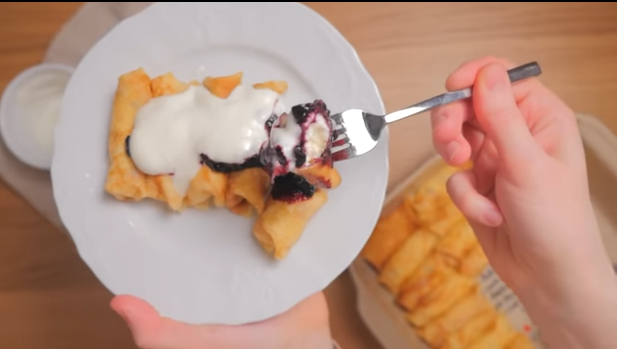 Млинці з сиром